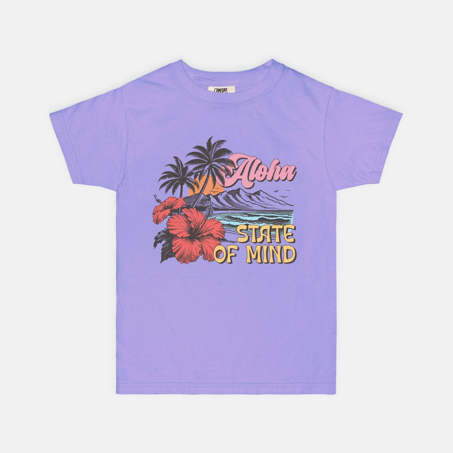 Aloha State of Mind Youth Comfort Color Tee