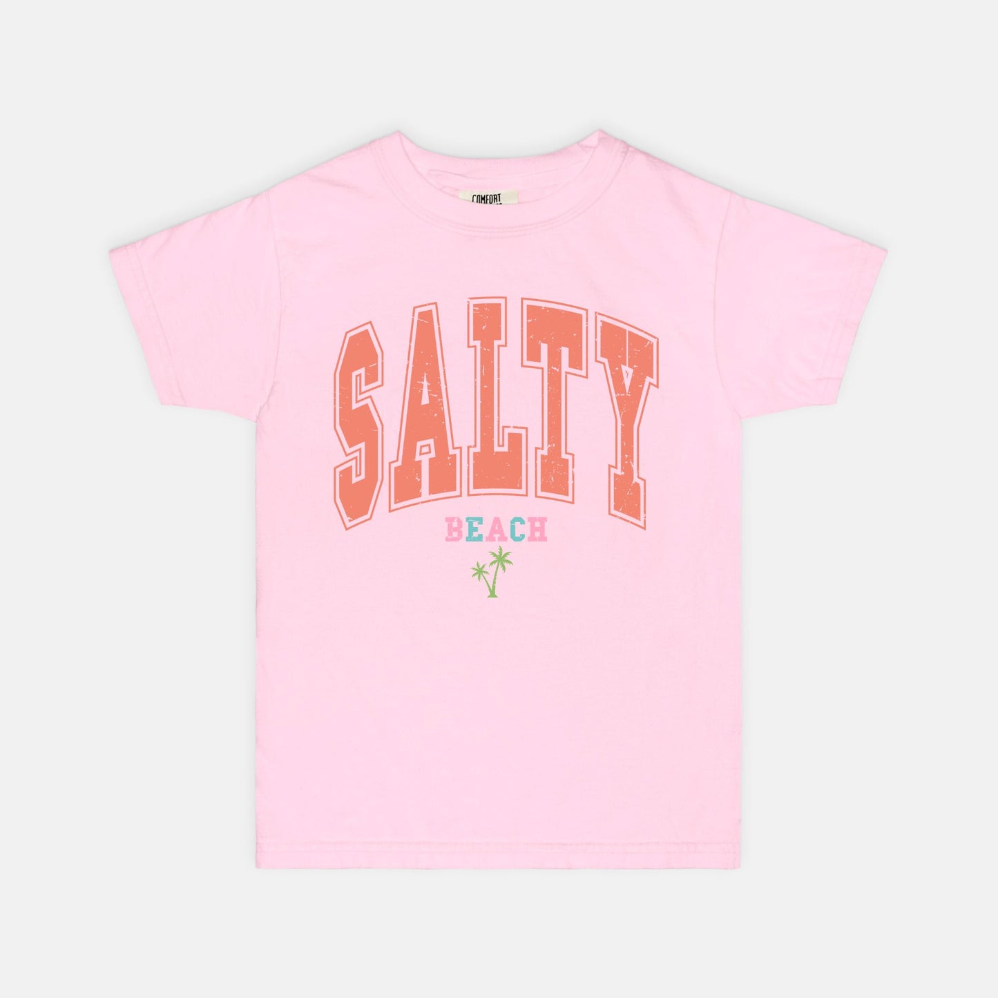 Salty Beach Youth Comfort Color Tee