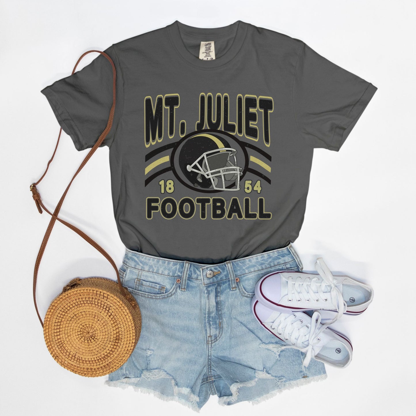 Vintage MJ Football Helmet Tee