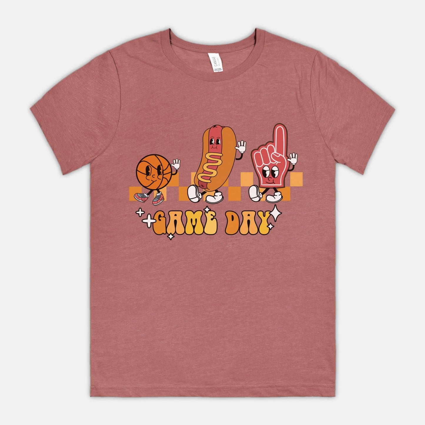 Vintage Basketball Gameday Characters