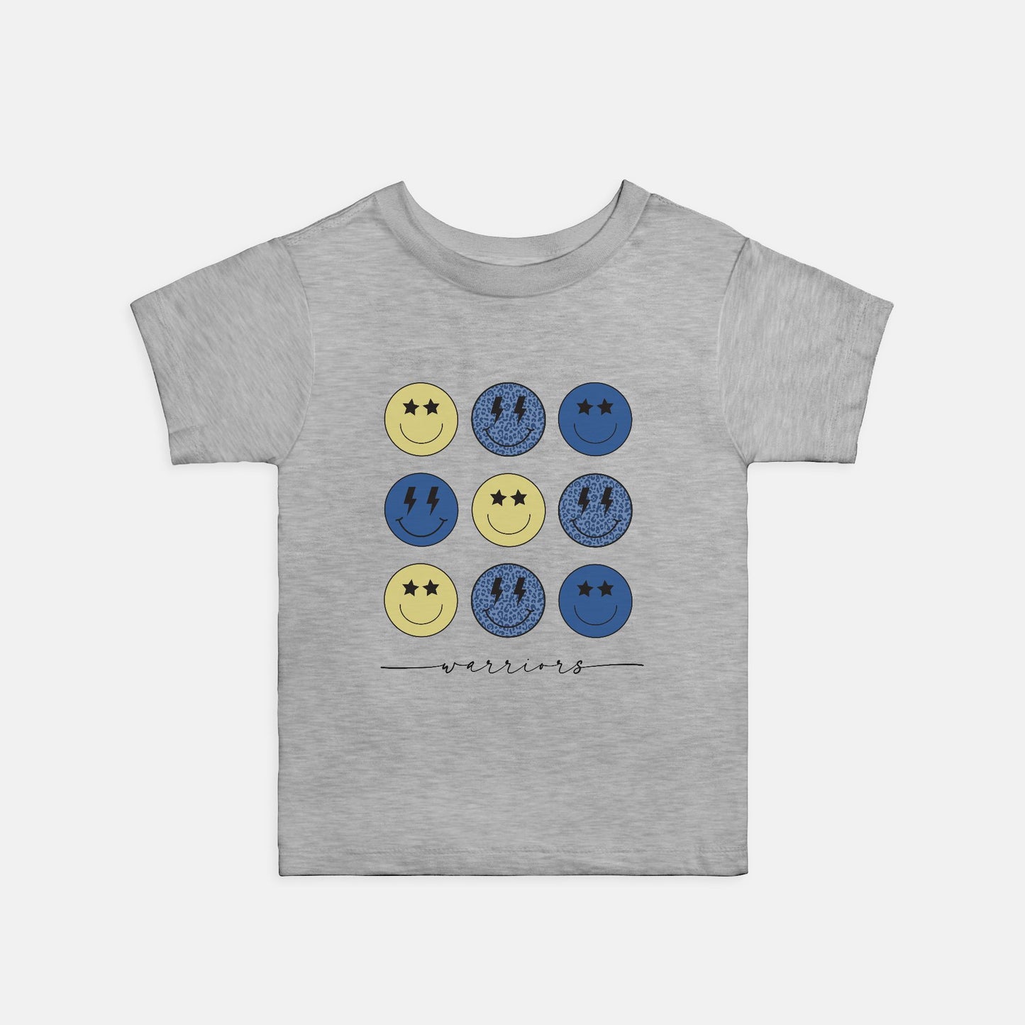 Warriors Smiley Face Toddler Tee