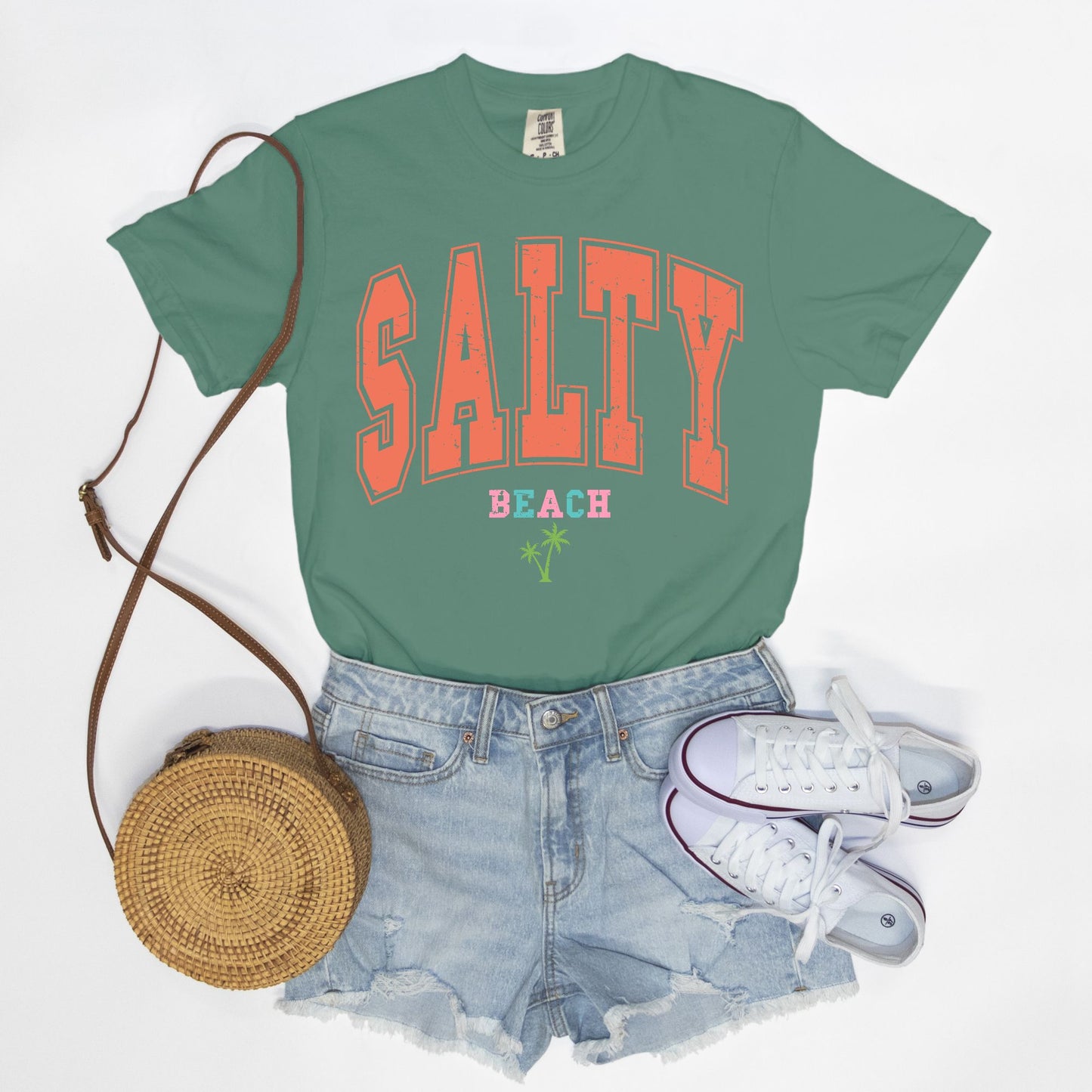 Salty Beach Comfort Color Tee