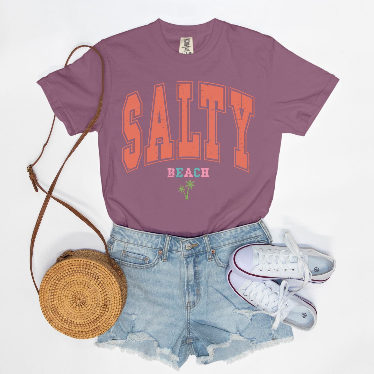 Salty Beach Comfort Color Tee