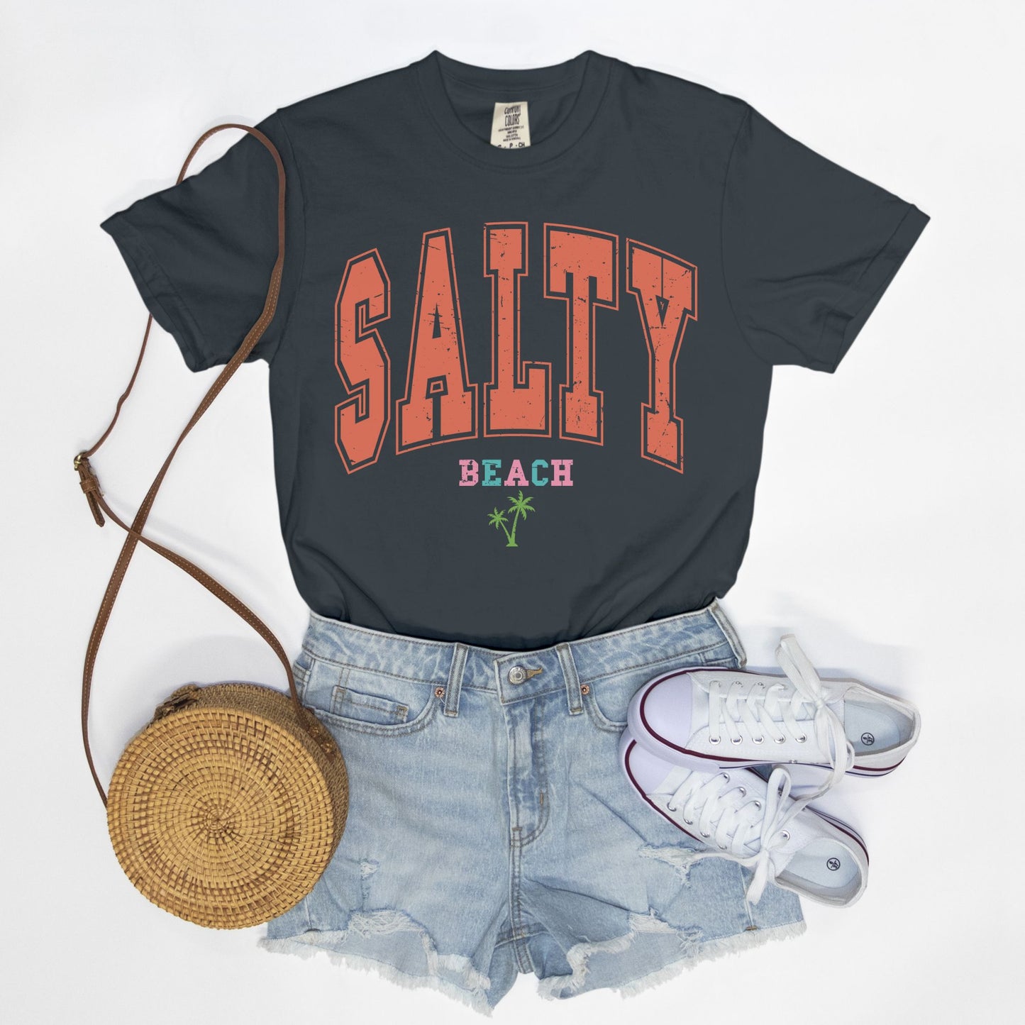 Salty Beach Comfort Color Tee