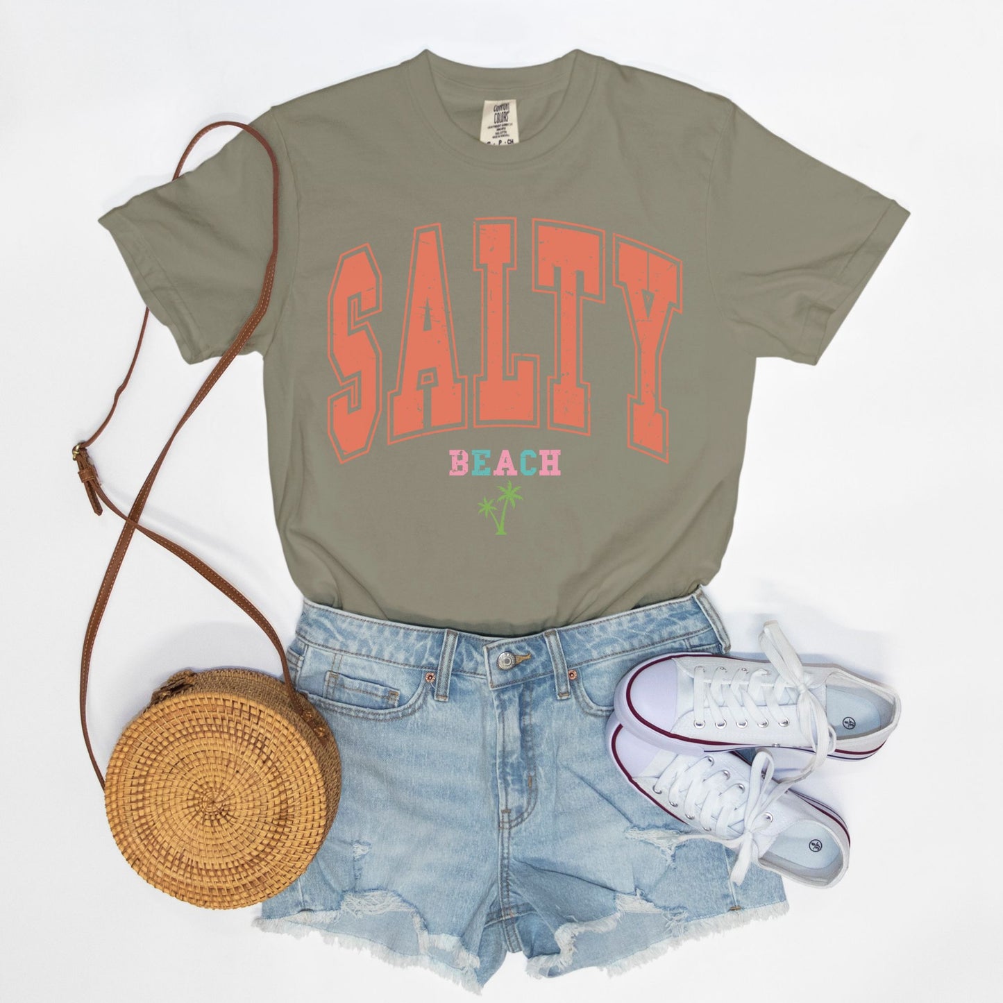 Salty Beach Comfort Color Tee