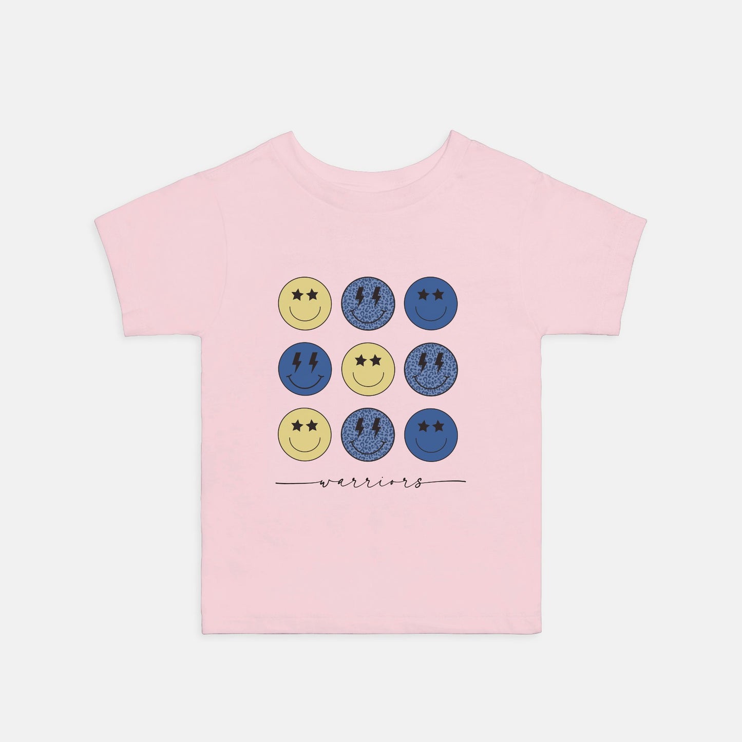 Warriors Smiley Face Toddler Tee