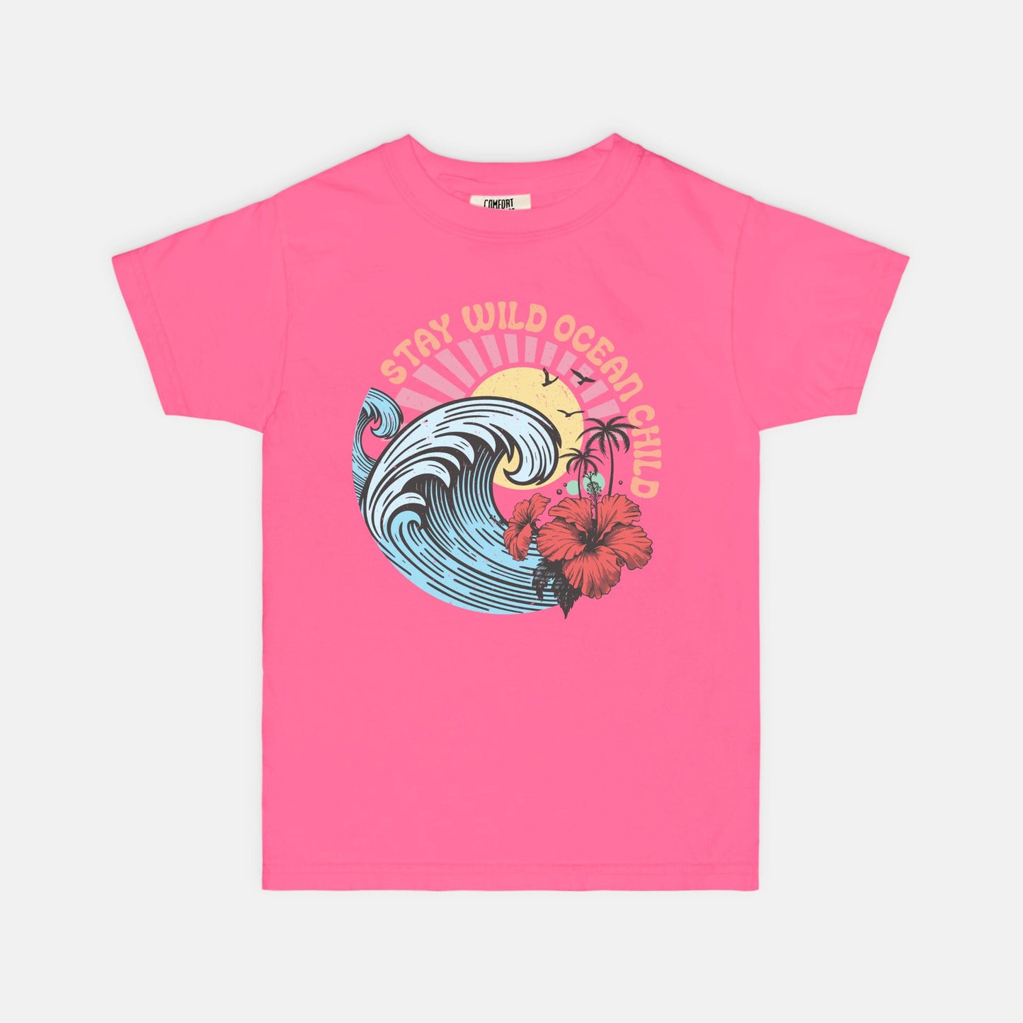 Stay Wild Ocean Child Youth Comfort Color Tee