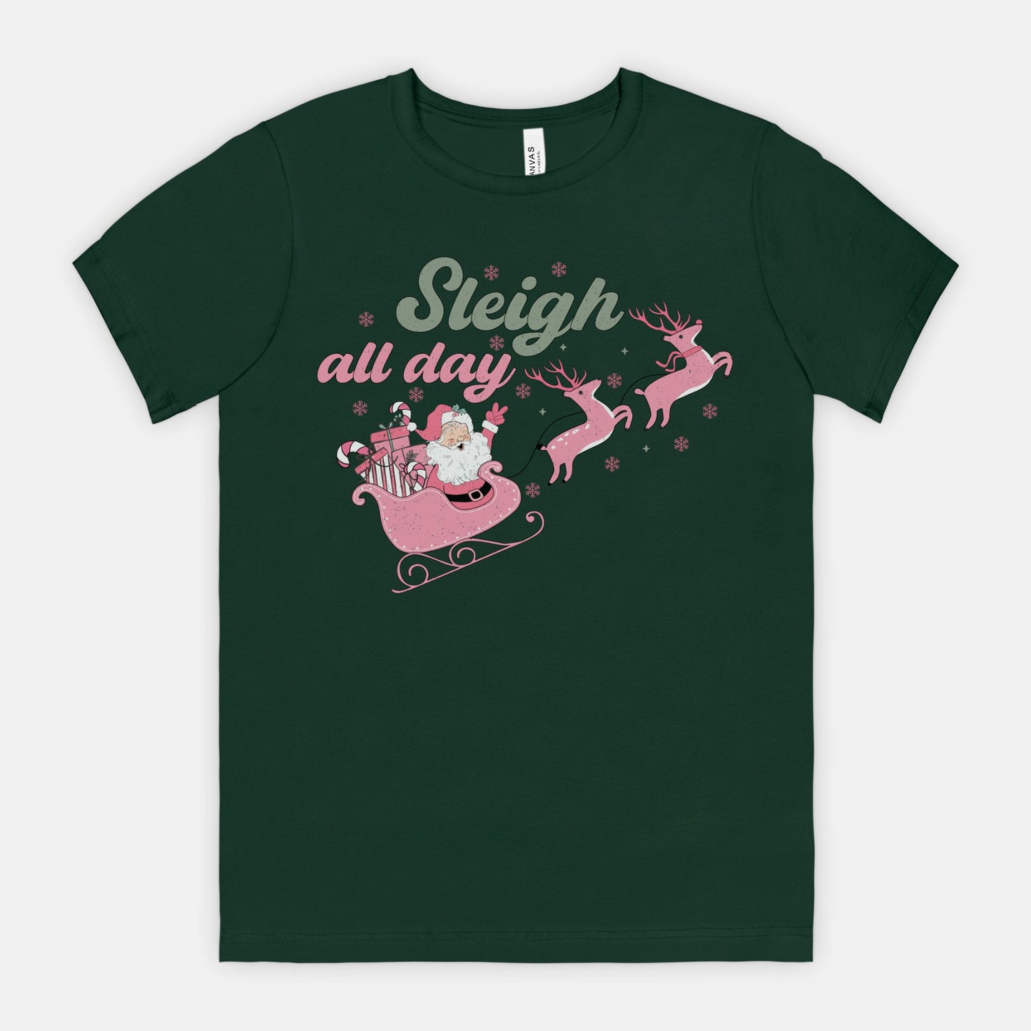 Sleigh All Day Santa Tee