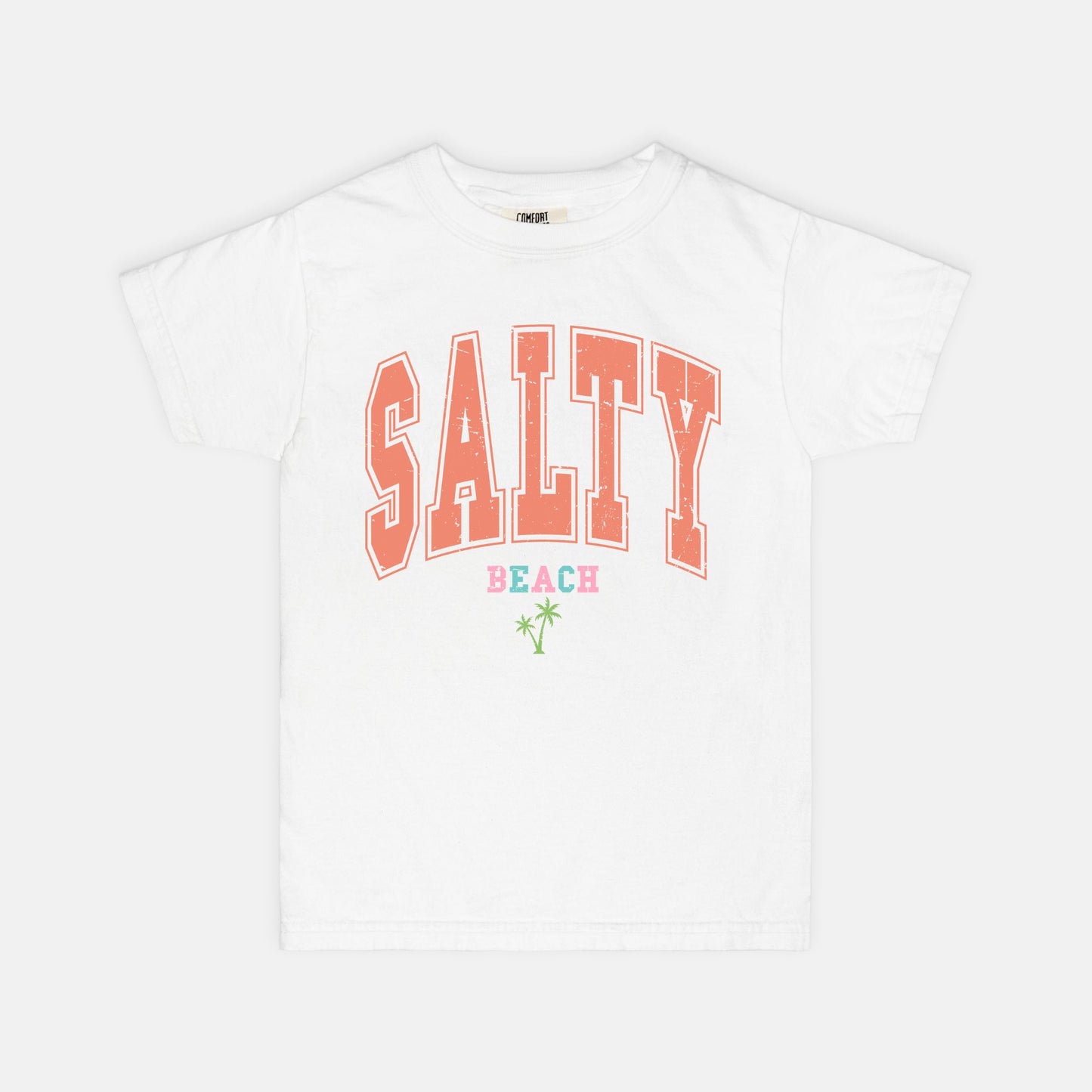 Salty Beach Youth Comfort Color Tee