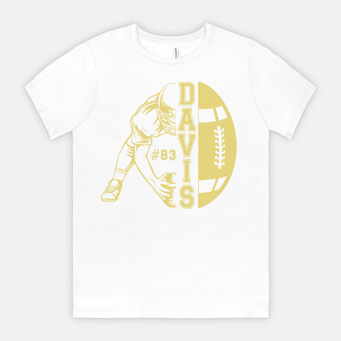 FB Player - Davis #83 (Gold) - Design 2