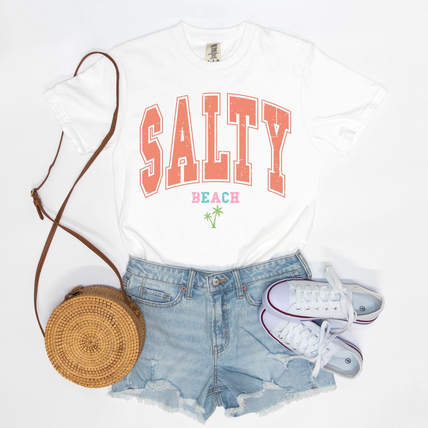 Salty Beach Comfort Color Tee