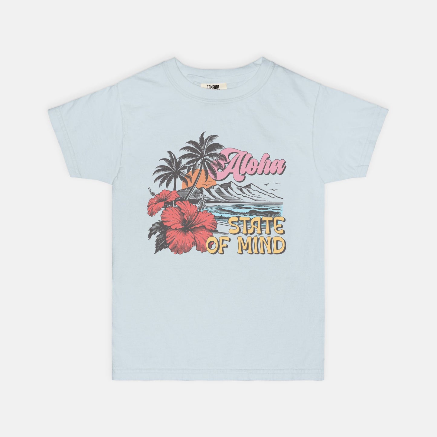 Aloha State of Mind Youth Comfort Color Tee