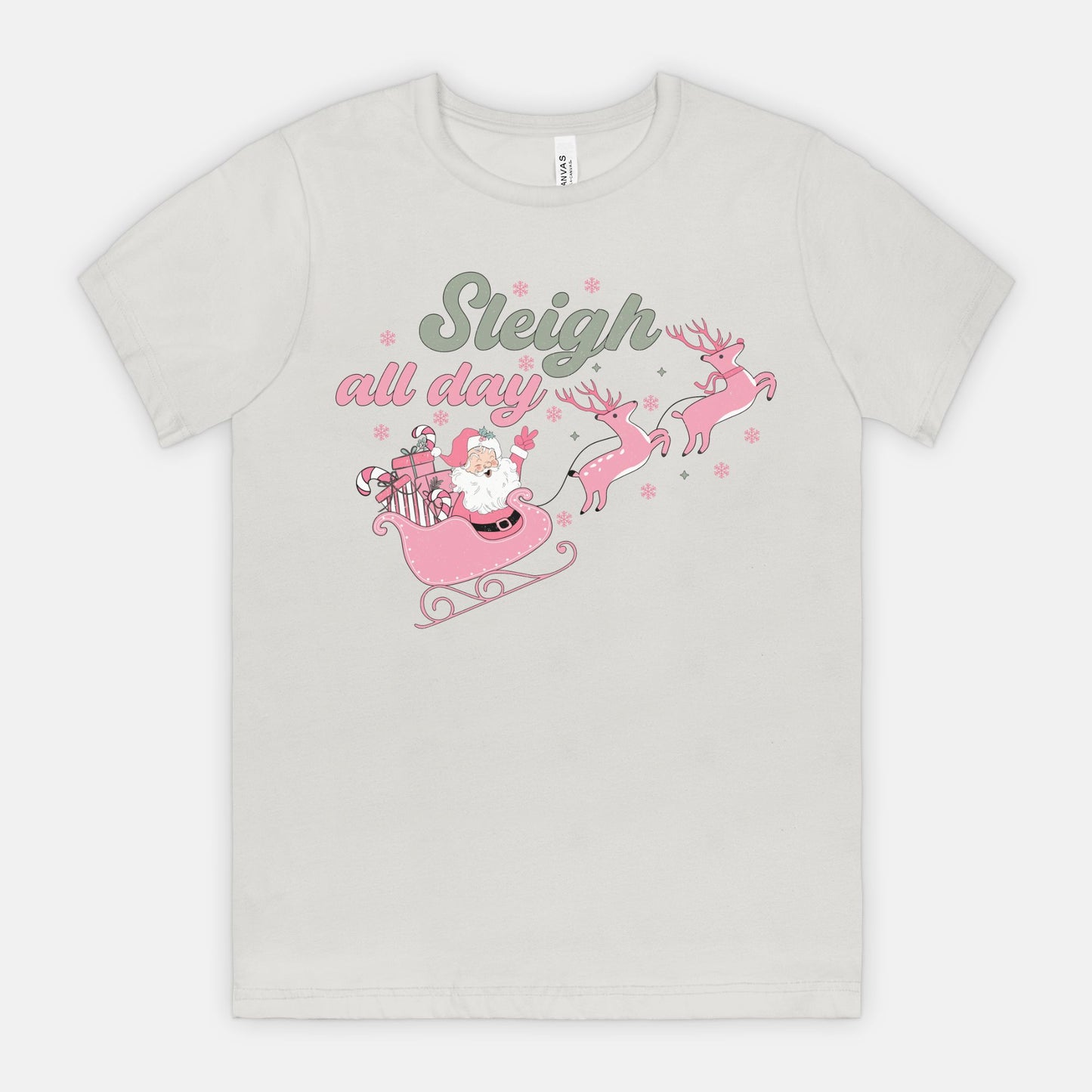 Sleigh All Day Santa Tee