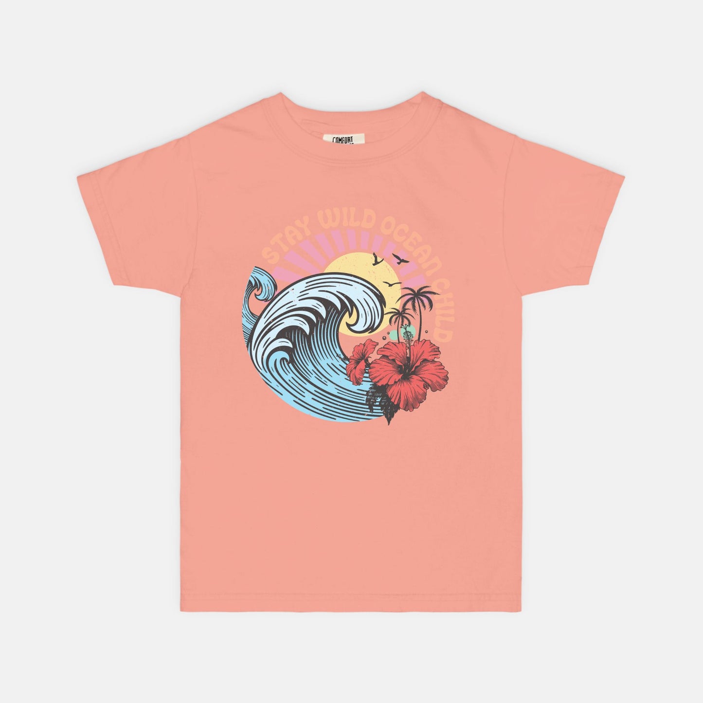 Stay Wild Ocean Child Youth Comfort Color Tee