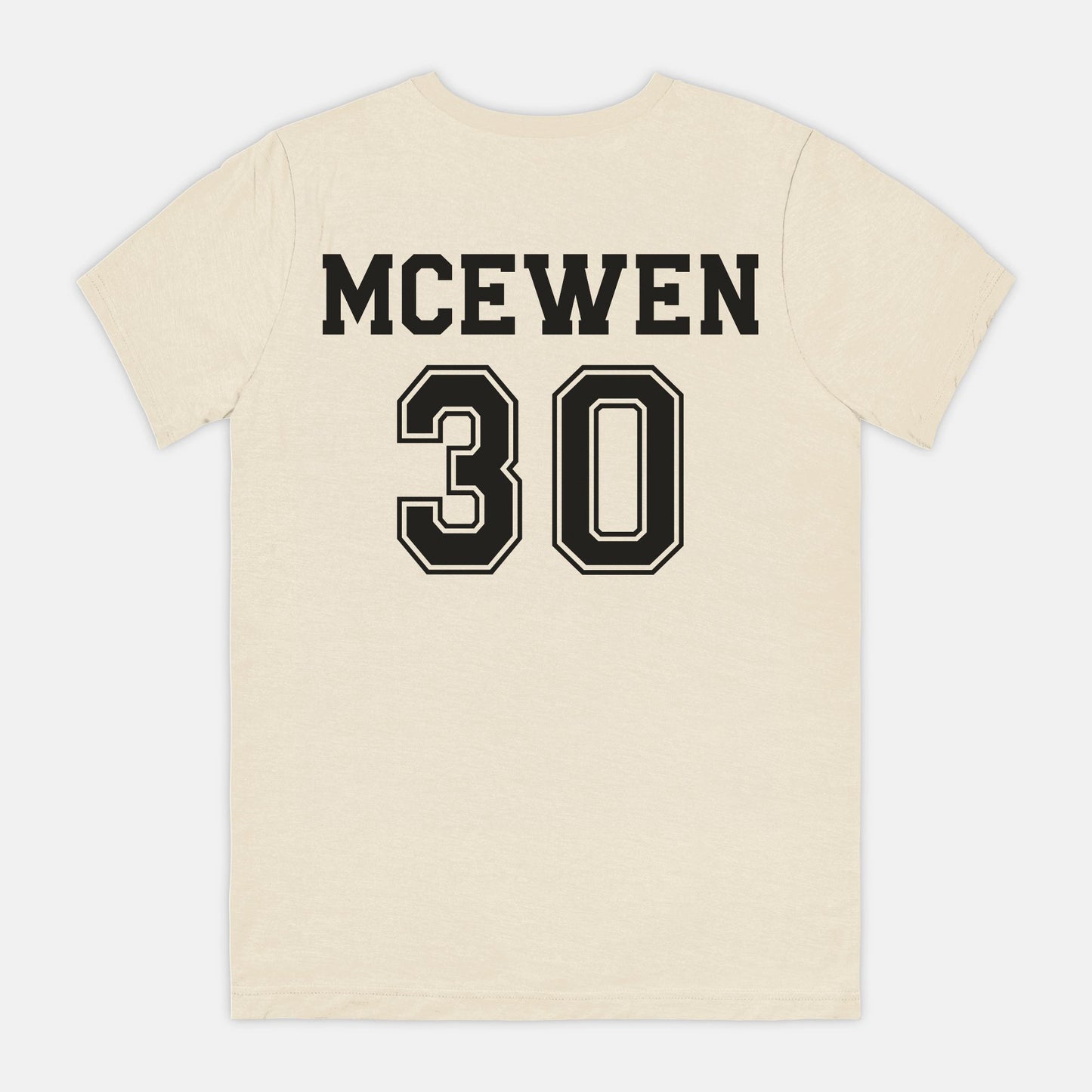 MJ Bear Football with Personlized Back - Mcewen #30