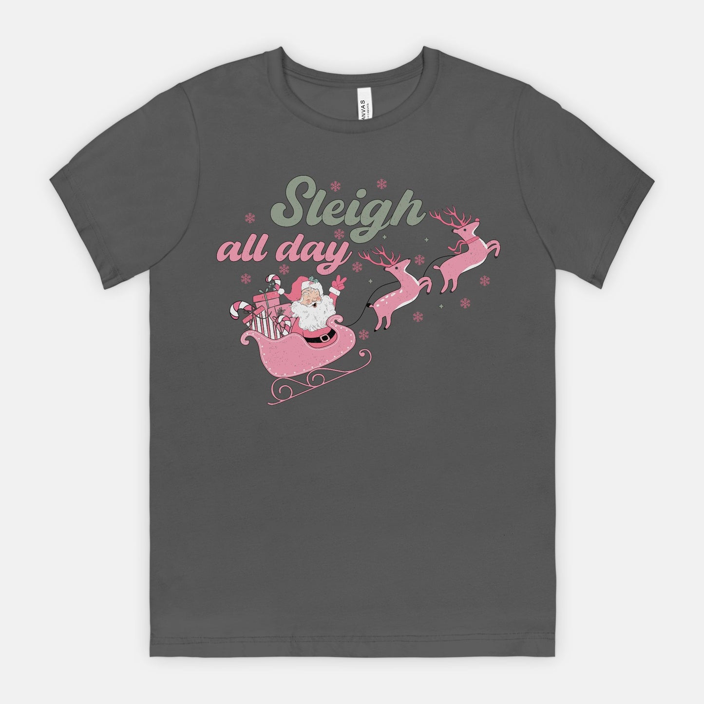 Sleigh All Day Santa Tee