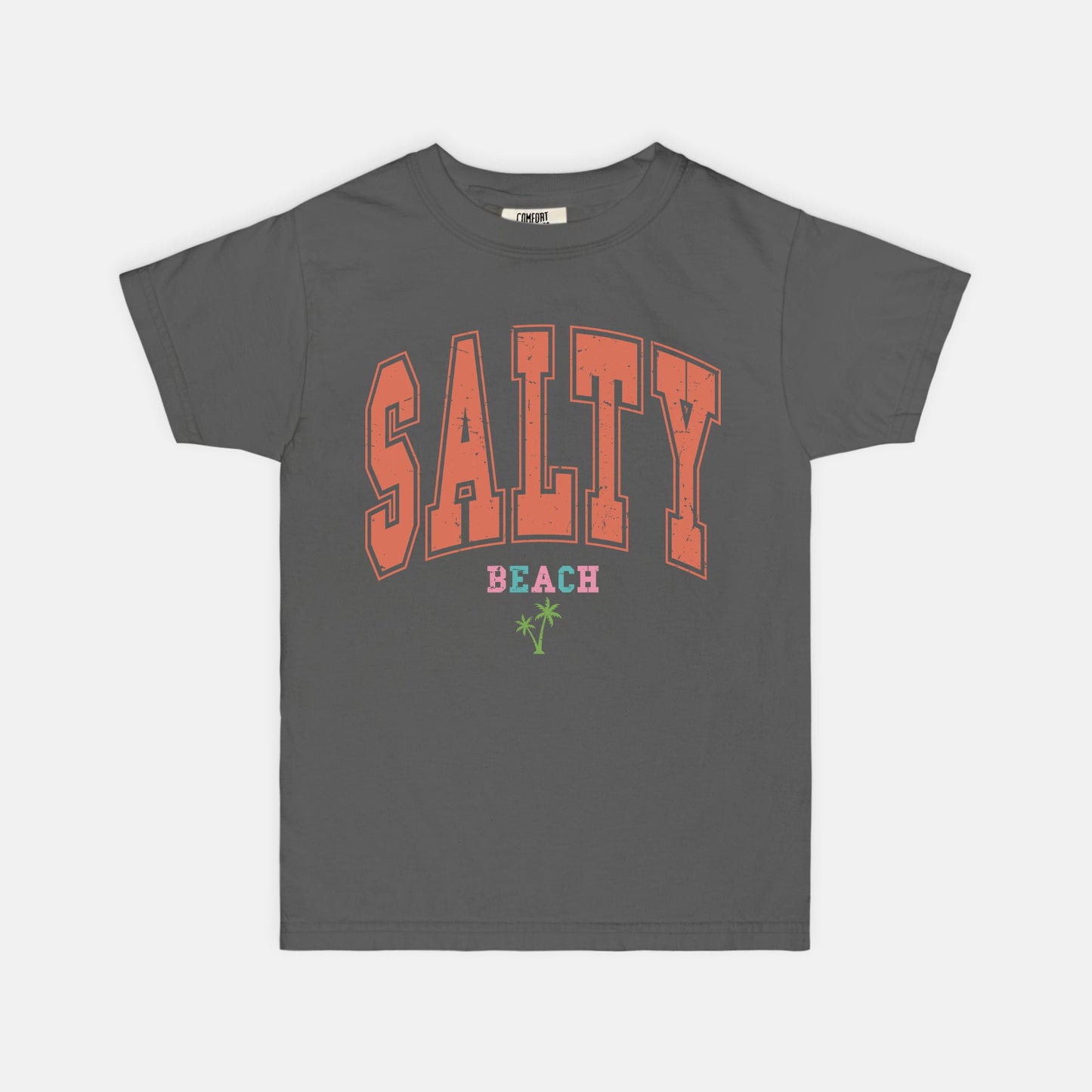 Salty Beach Youth Comfort Color Tee