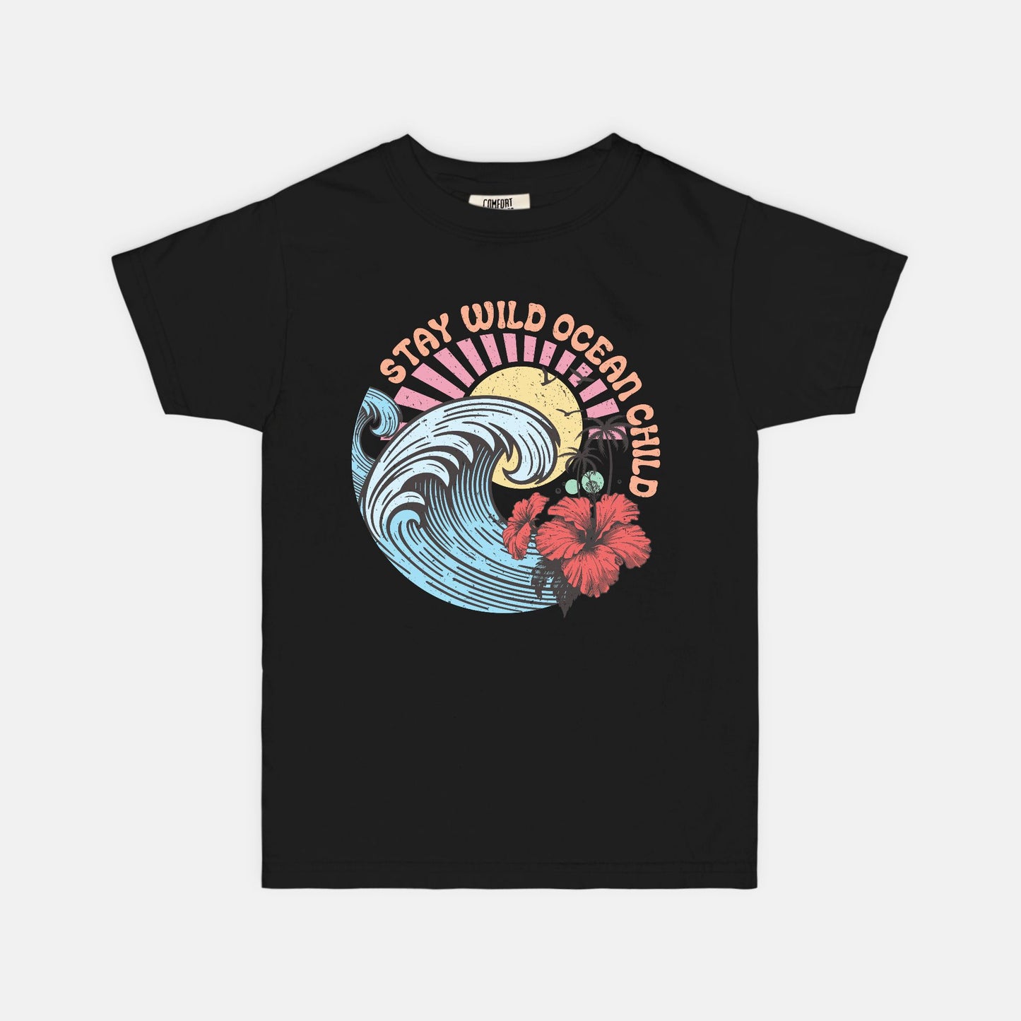 Stay Wild Ocean Child Youth Comfort Color Tee