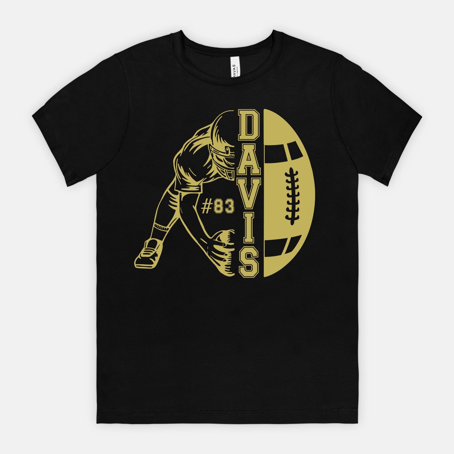 FB Player - Davis #83 (Gold) - Design 2