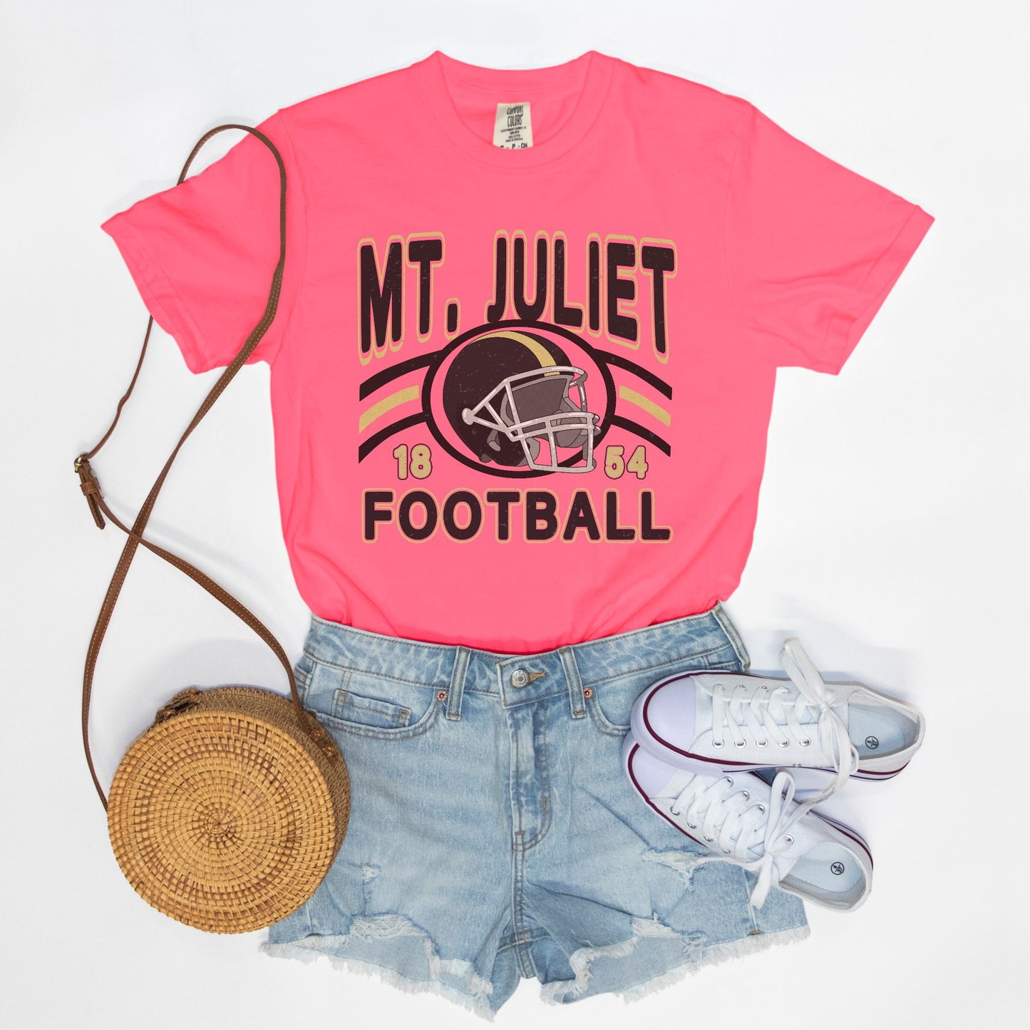 Vintage MJ Football Helmet Tee