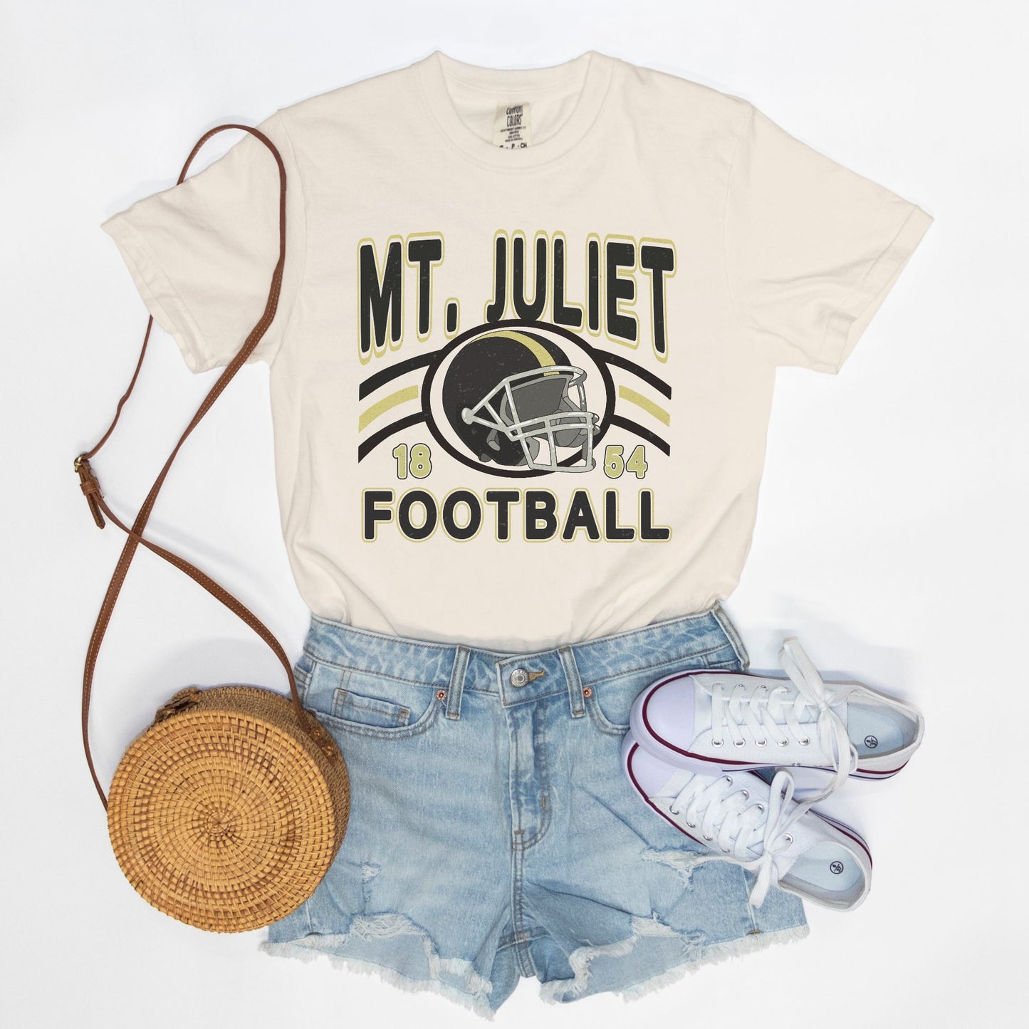 Vintage MJ Football Helmet Tee