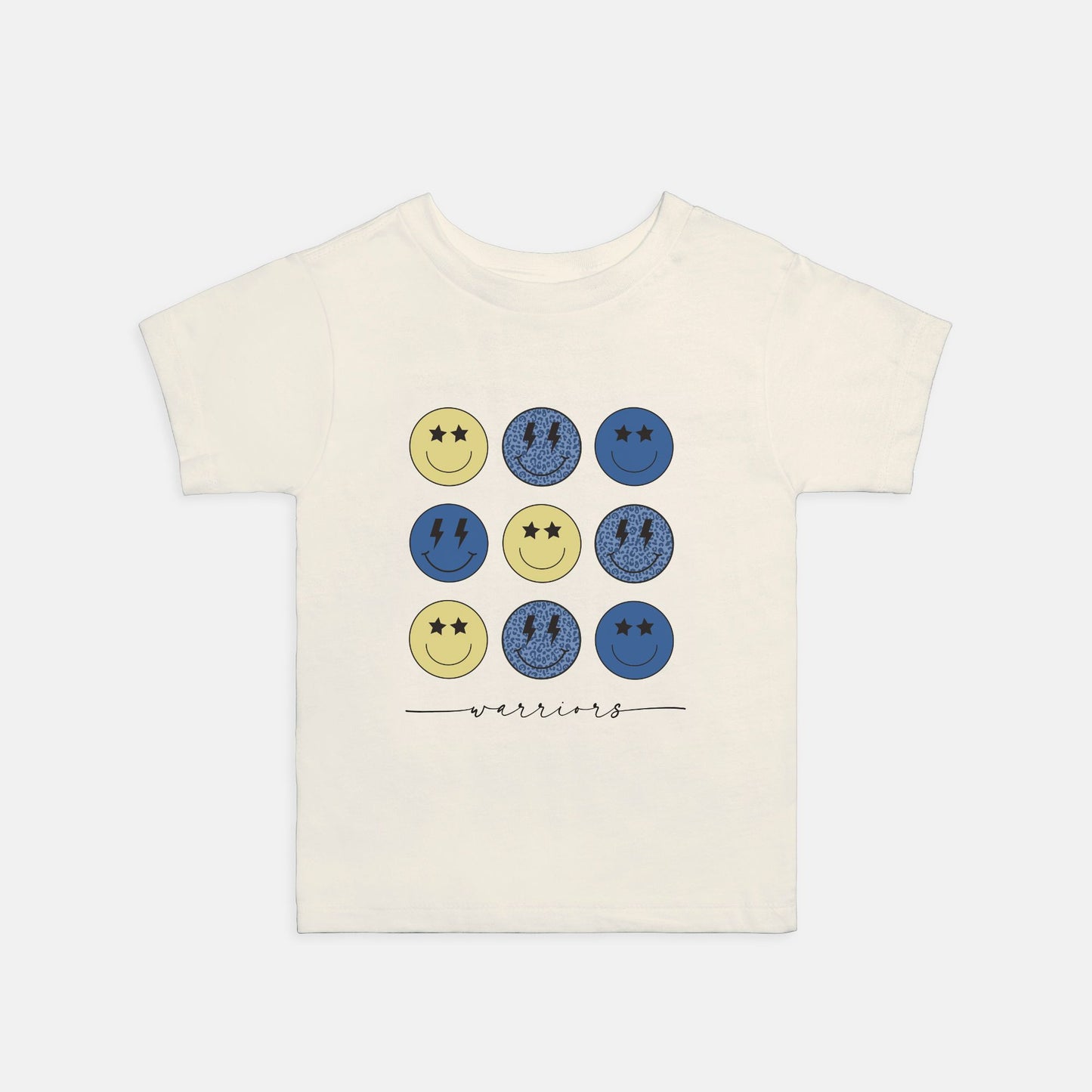 Warriors Smiley Face Toddler Tee