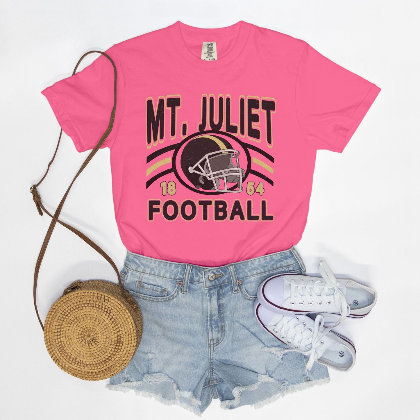 Vintage MJ Football Helmet Tee