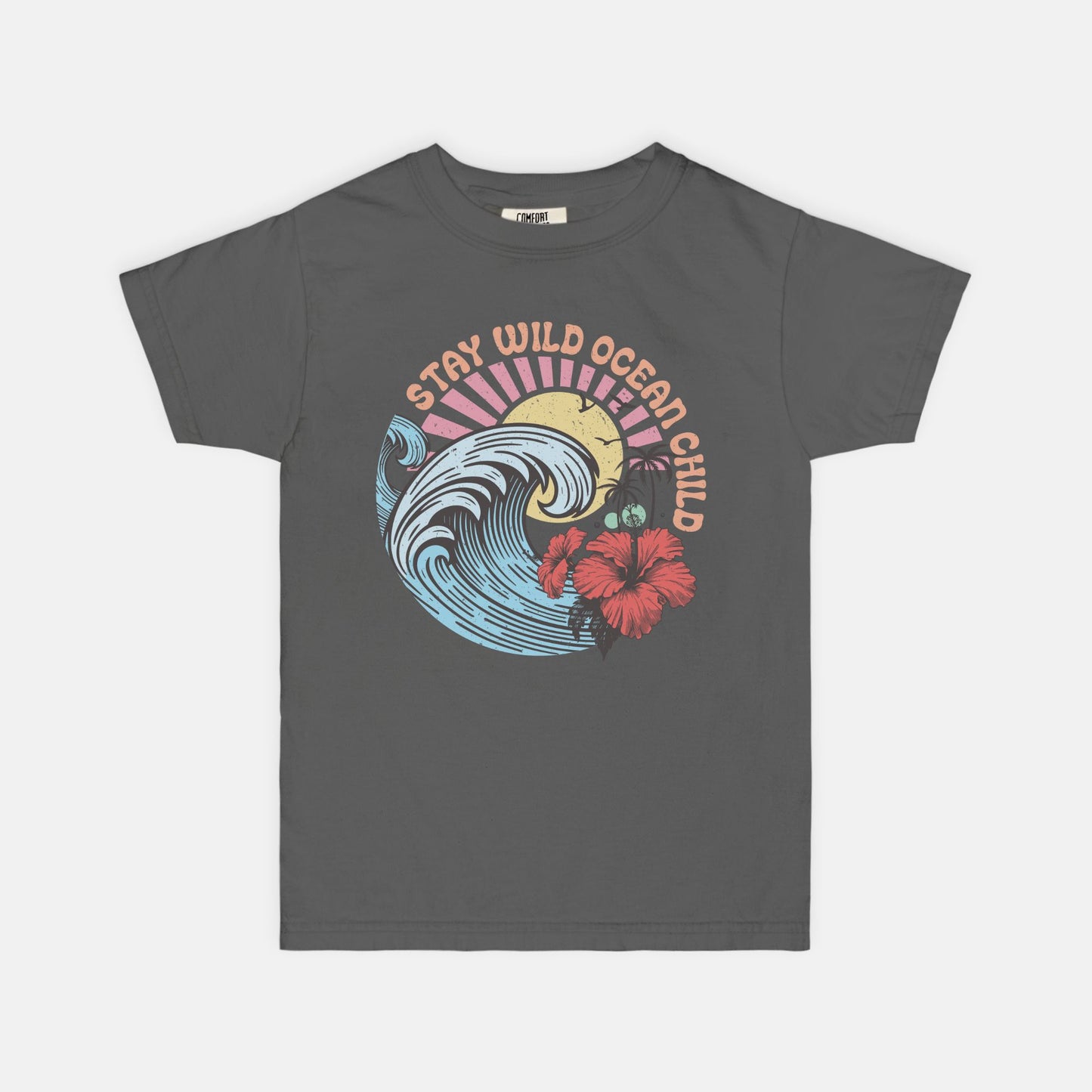 Stay Wild Ocean Child Youth Comfort Color Tee