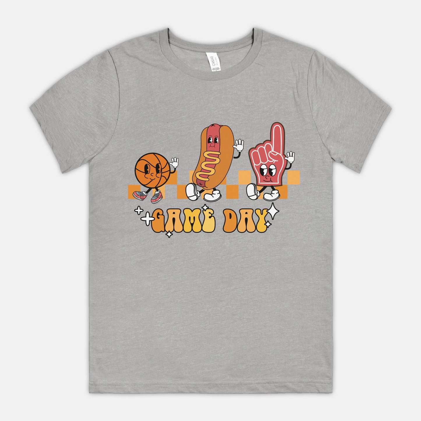 Vintage Basketball Gameday Characters