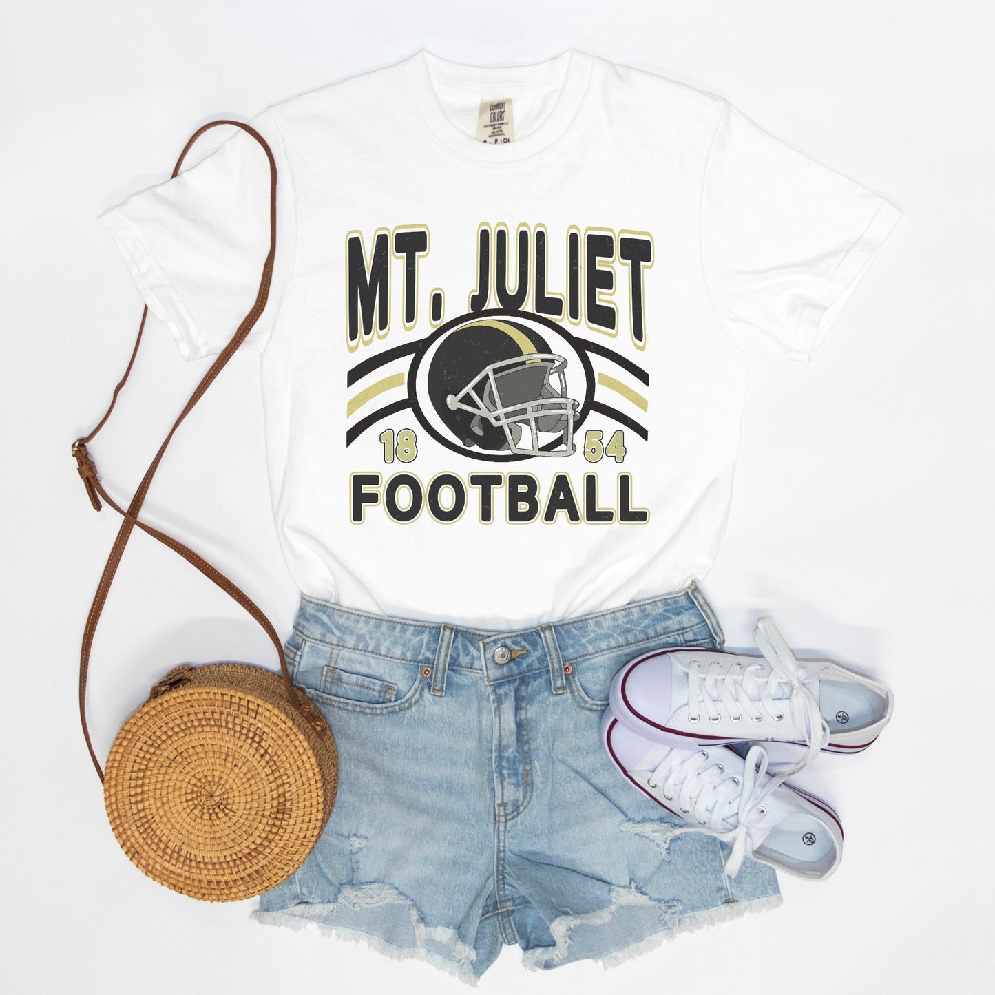 Vintage MJ Football Helmet Tee