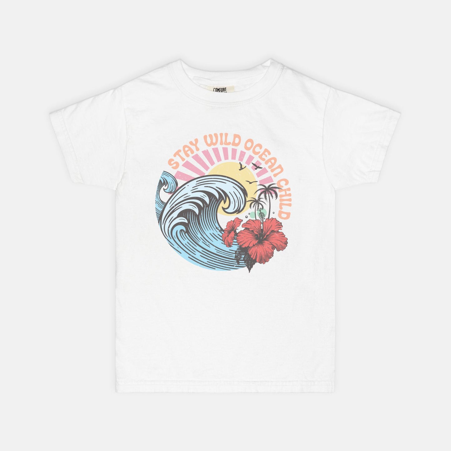 Stay Wild Ocean Child Youth Comfort Color Tee