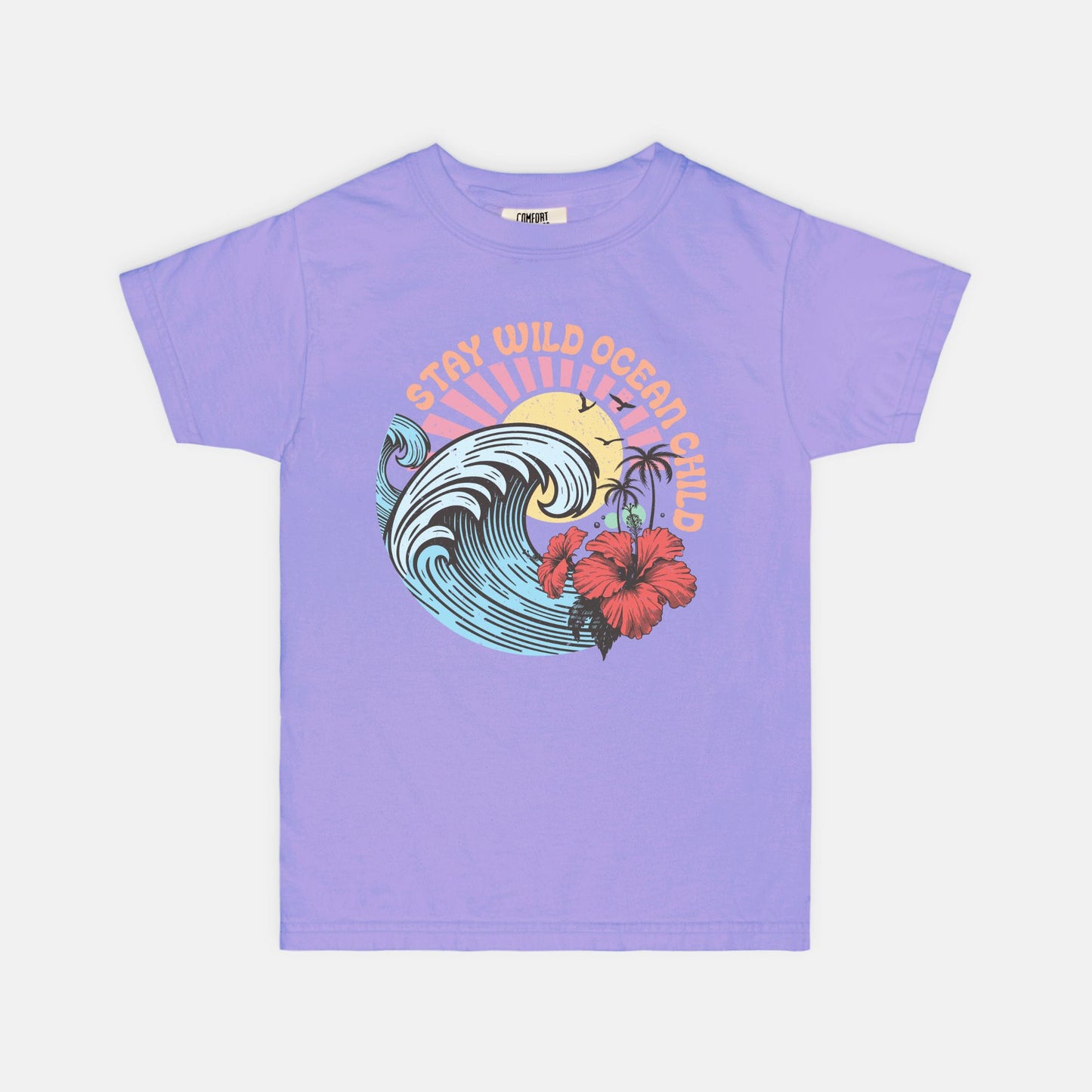 Stay Wild Ocean Child Youth Comfort Color Tee