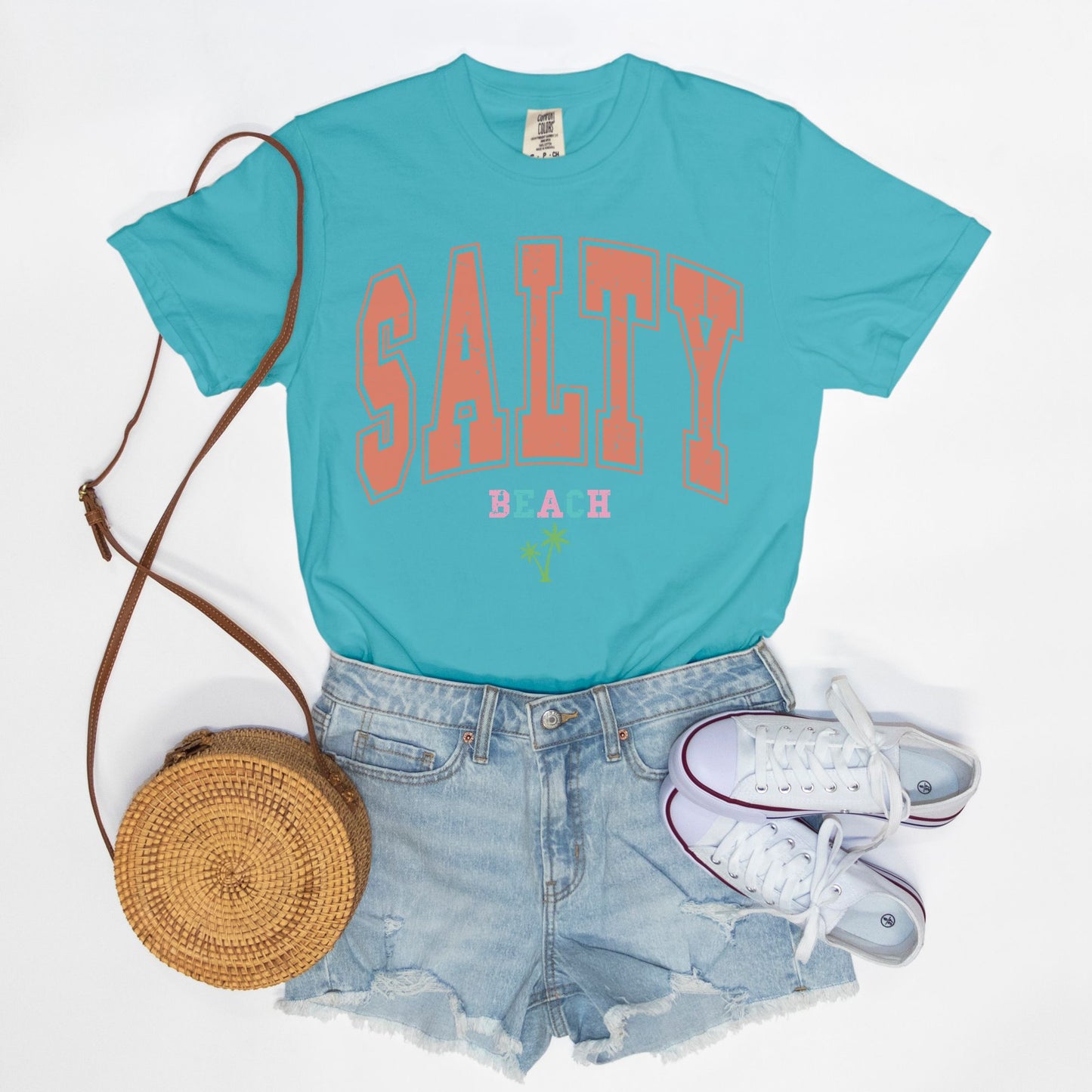 Salty Beach Comfort Color Tee