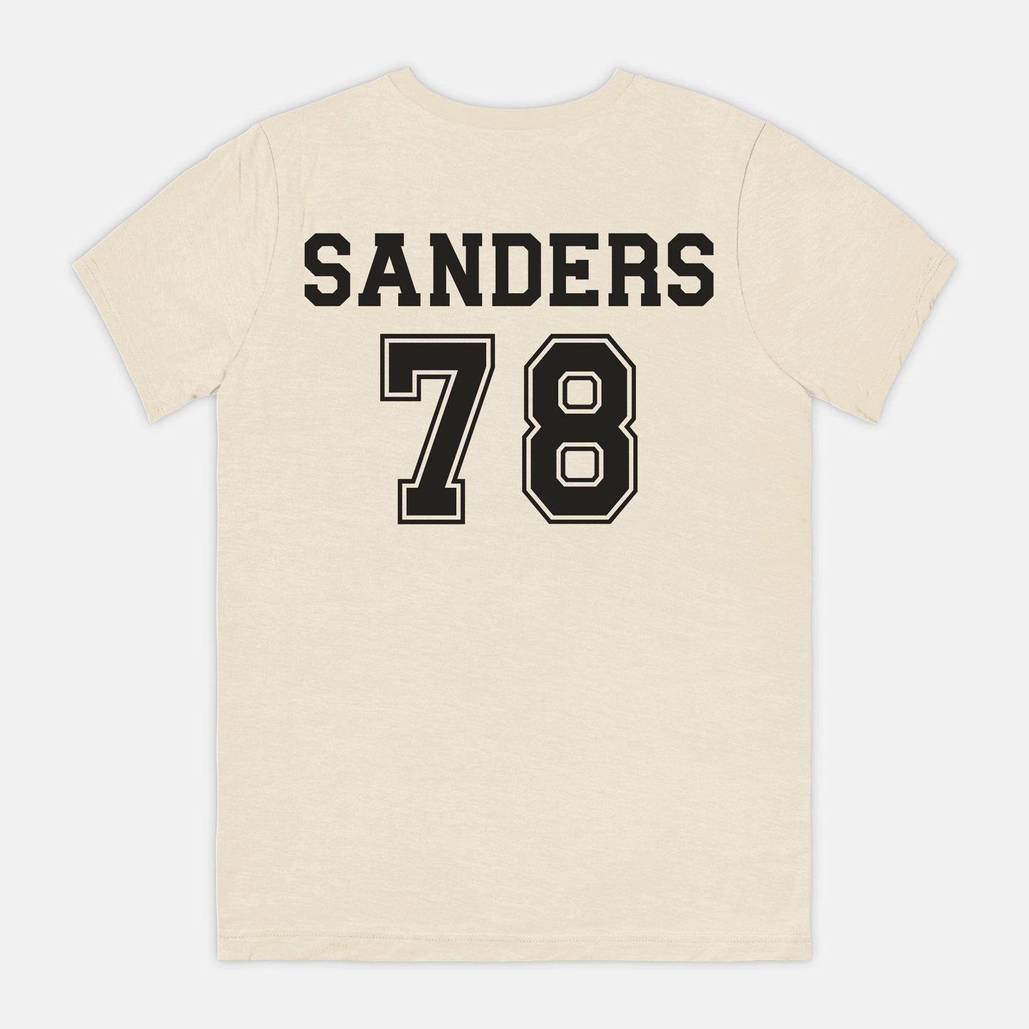 MJ Bear Football with Personlized Back - Sanders #78