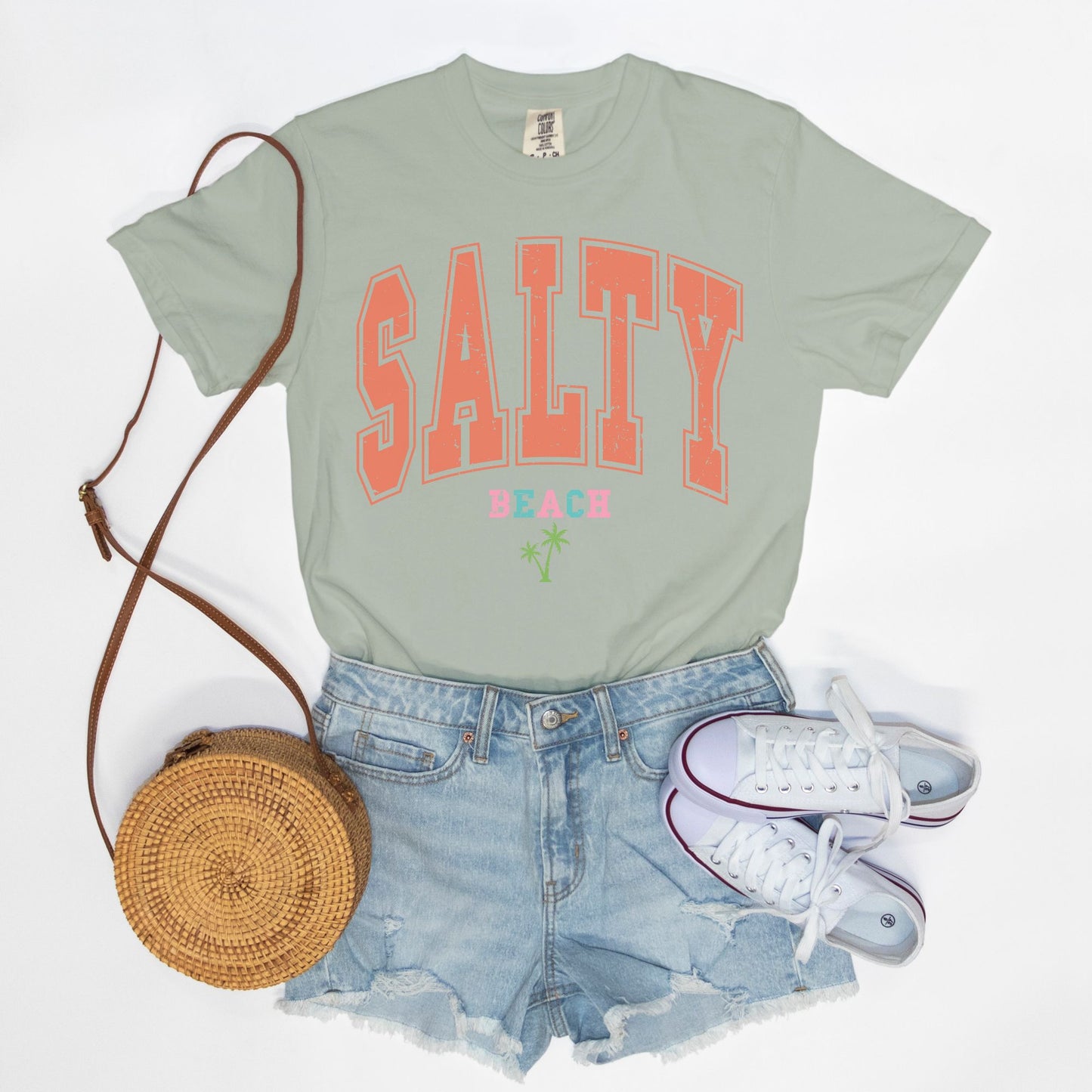 Salty Beach Comfort Color Tee