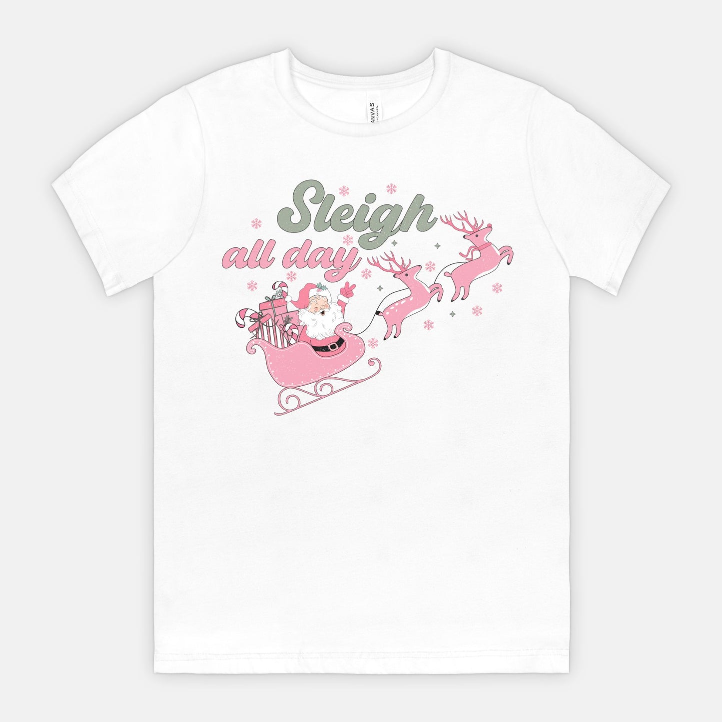 Sleigh All Day Santa Tee