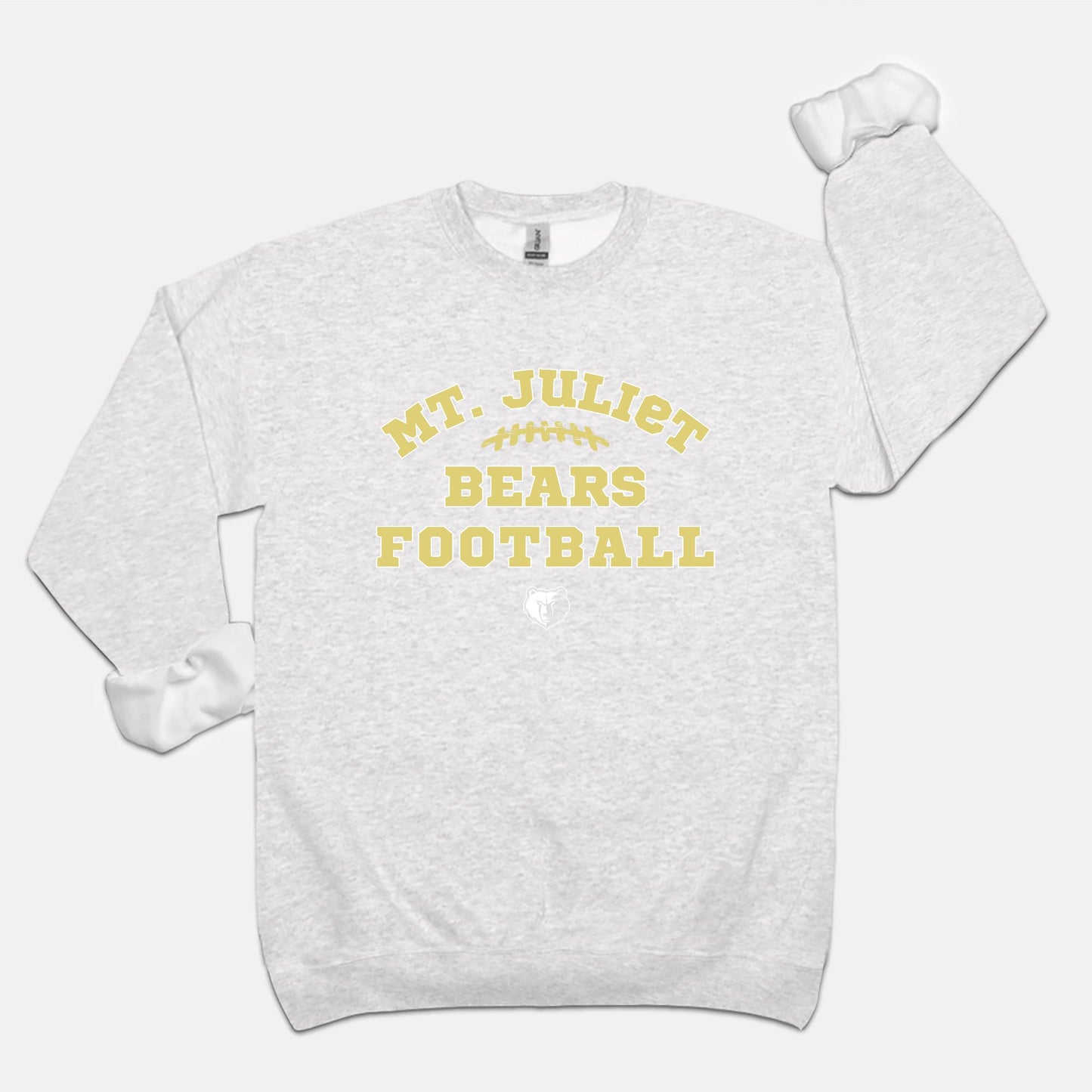 MJ Bears Football Sweatshirt w/ Name & Number Back